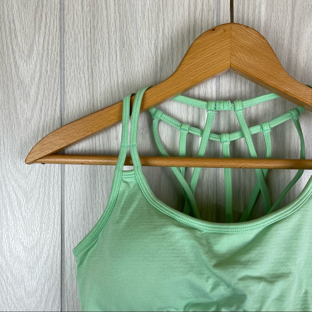 Fabletics Impact Mint Green Strappy Supportive Sp… - image 2